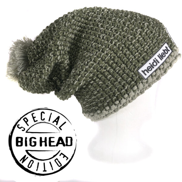 Army Green Melange big head